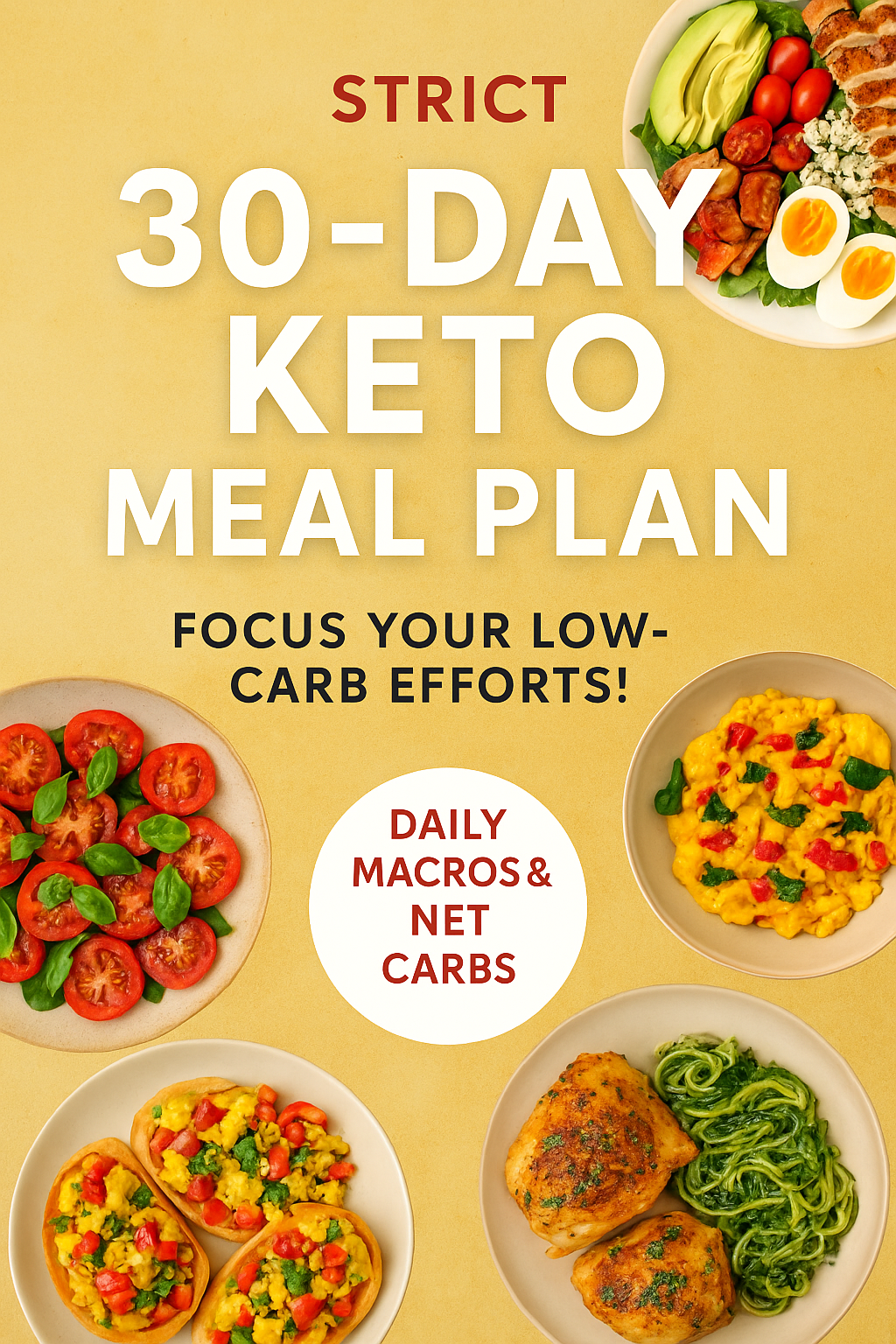 30-Day Strict Keto Meal Plan