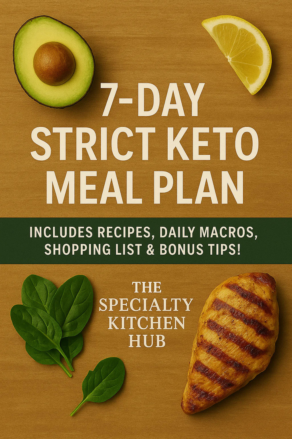 7-Day Strict Keto Meal Plan