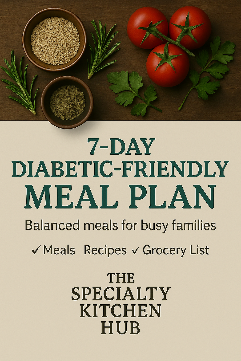 7-Day Diabetic-Friendly Meal Plan
