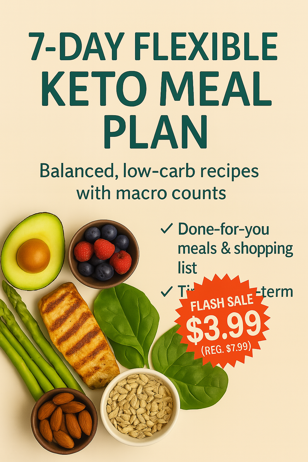 7-Day Flexible Keto Meal Plan
